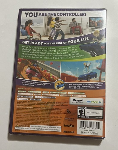 Kinect Joy Ride (Microsoft Xbox 360, 2010) Brand New Sealed - Picture 2 of 5
