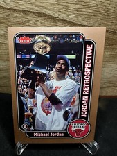 MICHAEL JORDAN 2008 FLEER JORDAN RETROSPECTIVE MJ-22 INSERT BULLS CHAMPS! MVP