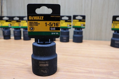 DEWALT 3/4" Drive Impact Socket 6pt SAE AF Imperial 3/4" to 1 1/12" Heavy Duty - Picture 26 of 29