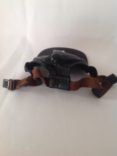 Fur-Tasty Embroidered Faux Leather Pet Baseball Cap - Black - Large - Picture 3 of 4