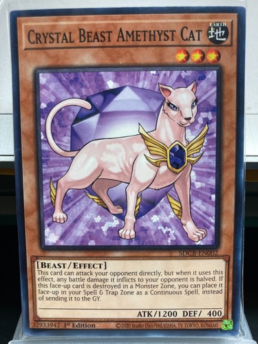 YuGiOh Legend of the Crystal Beasts S. Deck Card SDCB- 1st ($2+ Order Required) - Picture 6 of 46
