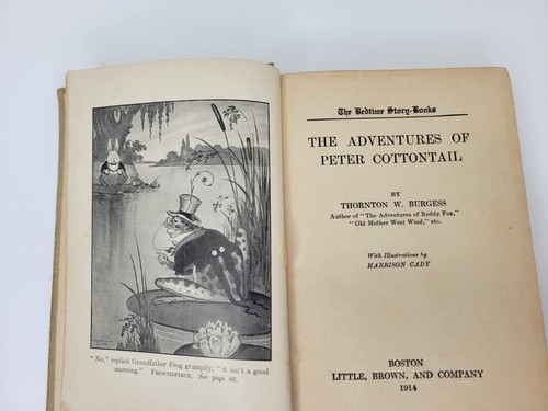 The Adventures of Peter Cottontail Thornton W. Burgess 1914 First Printing - Bild 8 von 12