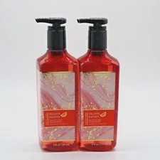 Bath & Body Works Island Papaya Gentle Gel Hand Soap 8 fl oz 2 pack - NEW