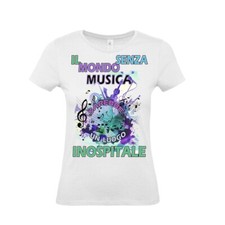 MUSIC T-SHIRT MUSIC LOVER MUSIC GIFT T-SHIRT MUSICIAN WOMAN