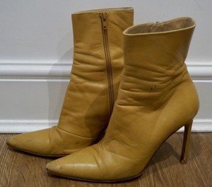 beige stiletto ankle boots