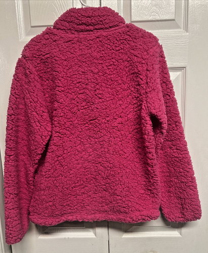 Jackson Hole Womens Sherpa Jacket Pink 1/4 Zip Pockets Mock Neck S New - Picture 8 of 10