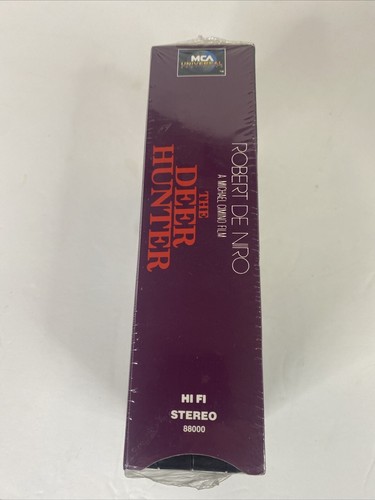 1978 The Deer Hunter VHS 2 Tape Set Robert De Niro Christopher Walken New Sealed - Picture 4 of 4