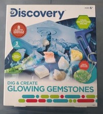Discovery Glowing Gemstone Dig Art  Craft Kits 8 Minerals