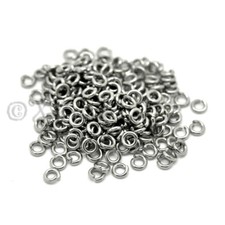 5mm Jump Rings - 100/200/500 Stainless Steel 16 Gauge Open Jumprings F0018878
