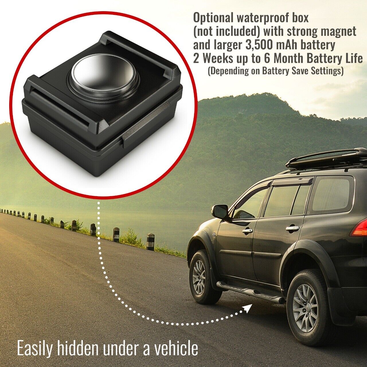 Tracki 4G GPS Tracker Vehicles Tracking device Car kids Mini magnetic Real time