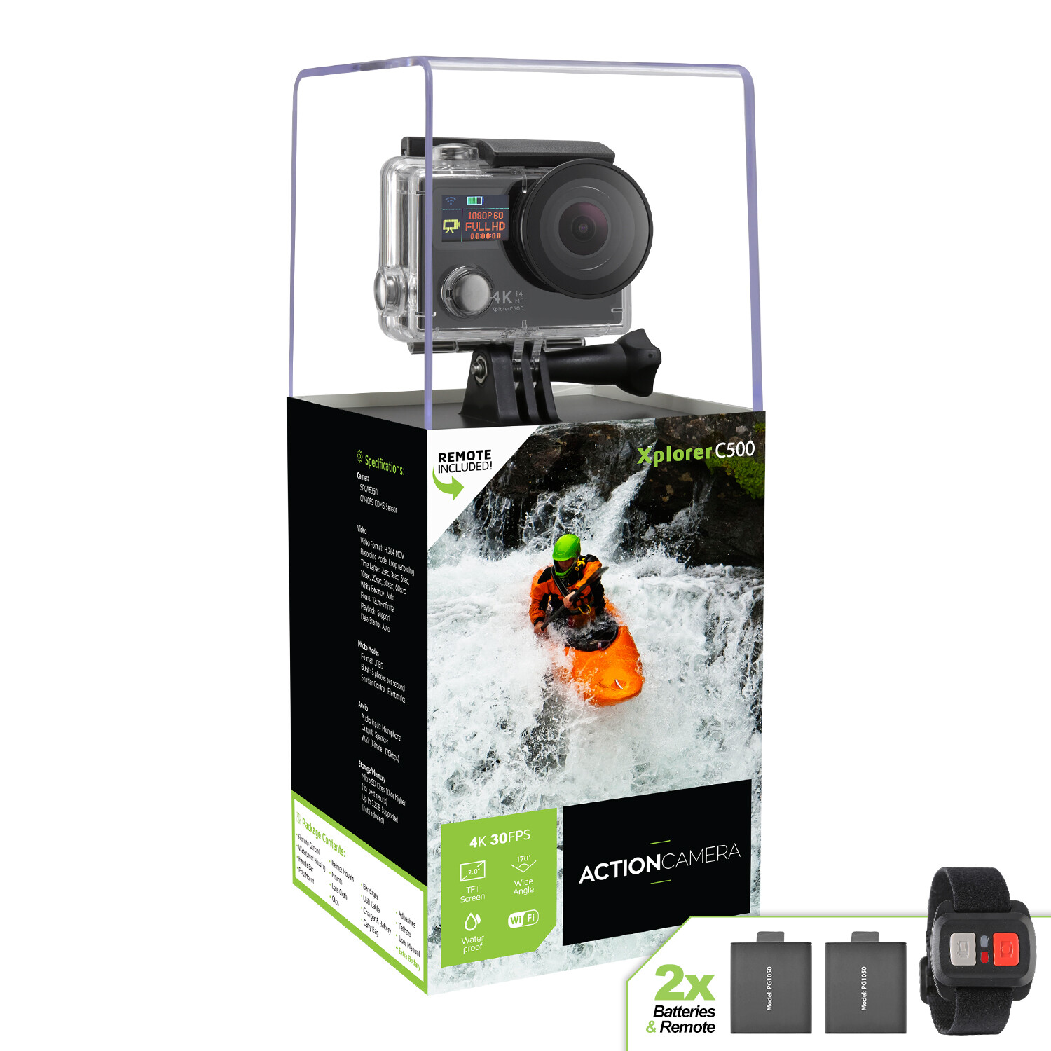 4K Action Camera Dual Screen Ultra HD Camcorder + Accessory Bundle eBay