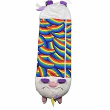 Happy Nappers Unicorn Rainbow Kids Pillow/Sleeping Bag Camping Daycare 20"x 54