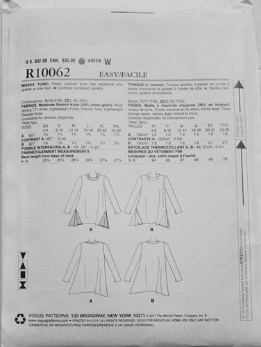 U SCEGLI! CAMICETTA TOP MISSES o TAGLIE FORTI o TUNICA motivo da cucire ~ UC - Foto 20 di 66