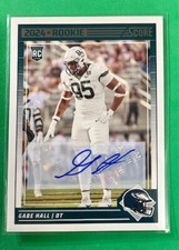 2024 PANINI SCORE FOOTBALL BASE SET AUTOGRAPH GABE HALL RC - EAGLES - #383