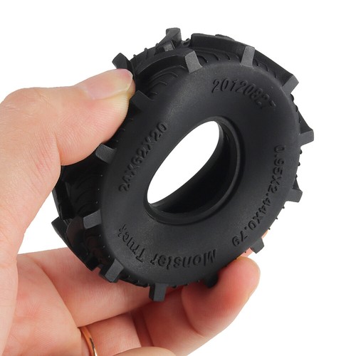 4PCS Rubber Tires Wheel Tyre for 1/18 TRX4M 1/24 Axial SCX24 RC Crawler Car - Picture 18 of 33