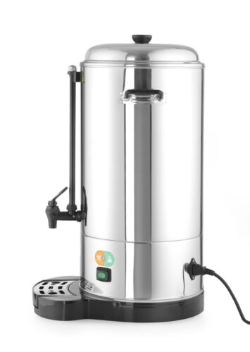 Hendi Rund-Filter-Kaffeemaschine Kaffee-Perkolator doppelwandig 10 Liter Silber - Bild 6 von 10