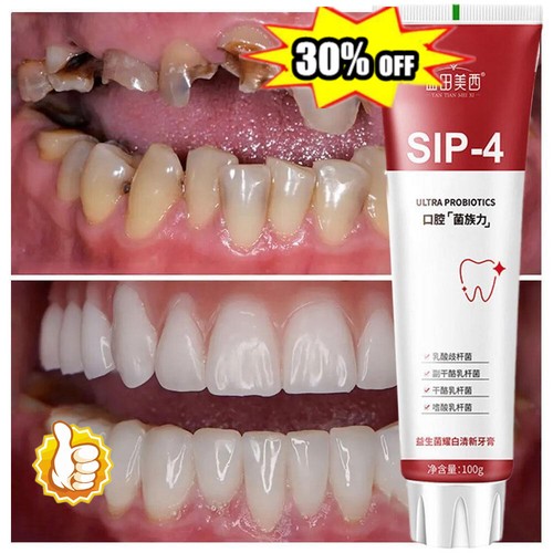 Pasta de dientes probiótica 100 g SIP-4, SIP-4 pasta de dientes blanqueadora 2025 ~ New - Imagen 2 de 14