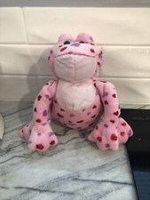 Ganz Webkinz Love Frog Plush Stuffed Animal Pink Hearts No Code Same Day Ship!!
