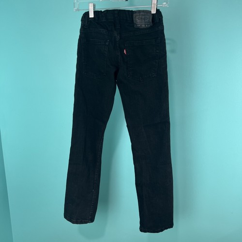 Levi's 511 BLACK TAG 26 X 27 12 REG Slim Dark Wash Denim Limited Distress Jeans - Picture 5 of 8
