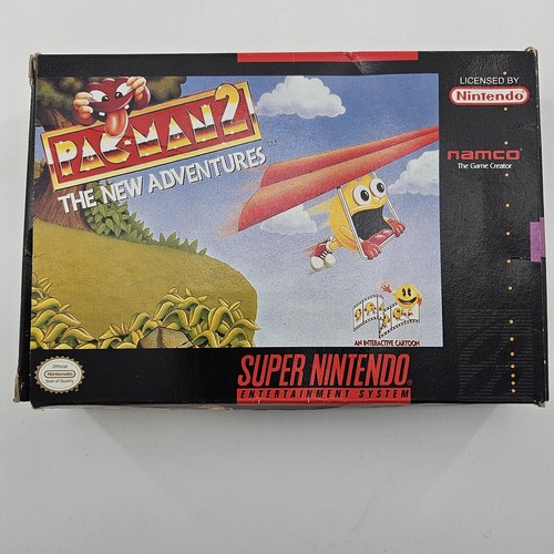 Pac-Man 2 SNES CIB Complete w/ Manual & Protector Super Nintendo VTG Game - Picture 11 of 18