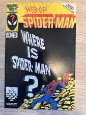 WEB of SPIDER-MAN # 18 MARVEL COMICS September 1986 EDDIE BROCK 1st APPEARANCE