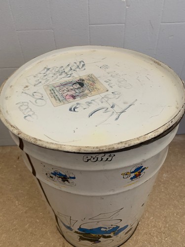 Blechdose Spieldose Vintage Schlümpfe 45cm - Bild 4 von 8