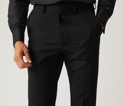 EX M&S HERREN/JUNIOR KURZE/LANGE/EXTRALANGE BEIN HOSE MIT VERSTELLBAREM BUND