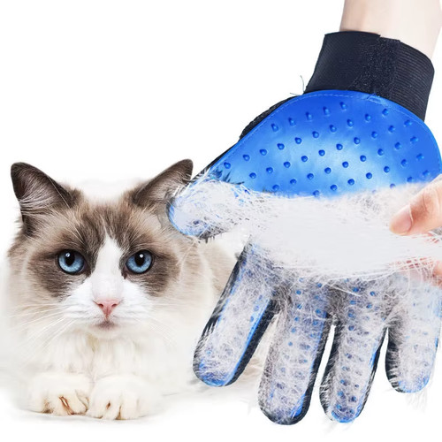 Cat Hair Remover Glove Pet Grooming Brush Massage Tool for Dogs and Cats