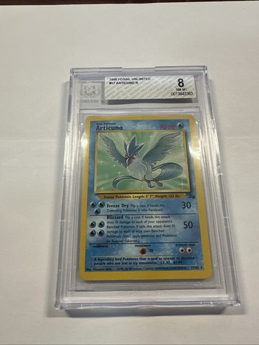 Articuno (Unlimited) graded BGS 8 for sale on eBay