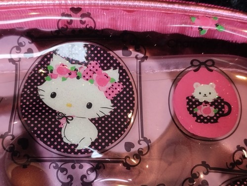 Bolso de maquillaje Charmmy Kitty Cosmetics Sanrio 8""x4""x2"" XLNT. Estado. - Imagen 8 de 13