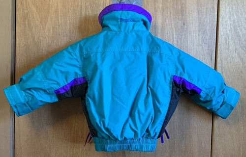 Vintage 1990s Columbia Bugaboo Jacket Youth XXS 3 In 1 Fleece Coat Teal Retro - Picture 2 of 20