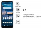 2 x Tempered Glass Screen Protector For Nokia C5 Endi