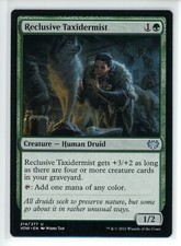 RECLUSIVE TAXIDERMIST Crimson Vow #214 VOW(NM+)(MTG)
