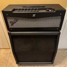 Fender Mustang V Amp Head 150w with SLM 4x12 Angled Cabinet 120w