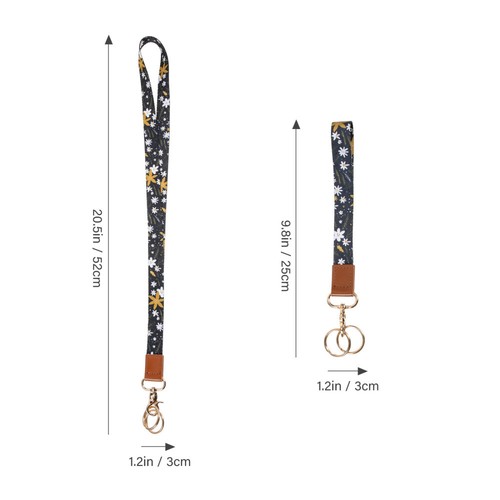 1 Set Portable Women Wristlet Lanyard ID Badge Holder Lanyard Wrist Lanyard - 第 11/12 張圖片