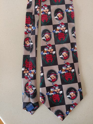 Cravatta da collo natalizia Disney Topolino Pippo Paperino Poly - Foto 5 di 8