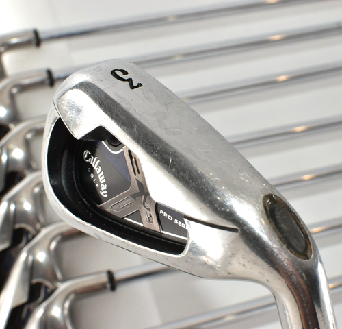 Callaway X-18 Pro 8p 3-4-5-6-7-8-9-Pw RH Golf Iron Set DG S300 Stiff Club X 18
