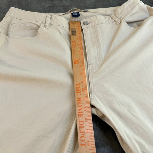 Gap Bootcut Khaki Pants Curvy Fit Casual Stretch Beige Womens 20 38x25" - Picture 9 of 10