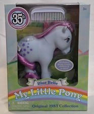 My little Pony 35th Anniversary New NIB Vintage remake Blue Belle original