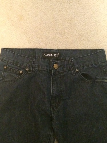 Alpha 17 Jeans Men's Size 32/32 Dark Blue - Picture 2 of 7