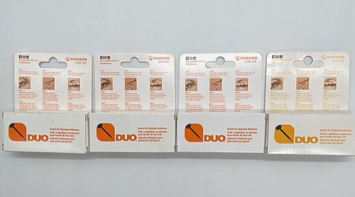 4PK Duo Brush On Striplash Adhesive ~ DARK TONE ~ 0.18 OZ EA ~ #56896 ~ FASTSHIP - Picture 2 of 4