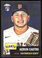 2022 2793D Topps Chrome Platinum Anniversary Kervin Castro Rookie San Francisco