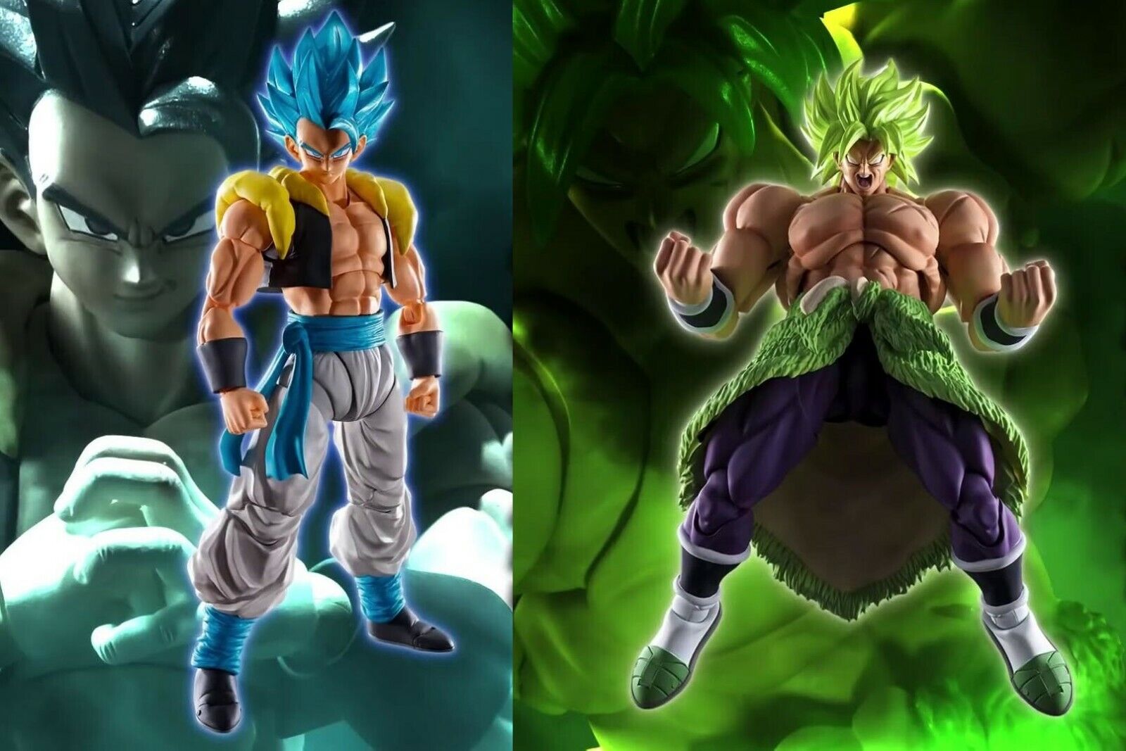 S.H. Figuarts Gogeta and Broly: Packaging Revealed - DBZ Figures.com