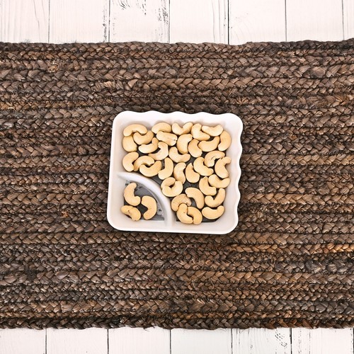 Hand Braided Reversible Jute Table Runner Farmhouse Natural Jute Braided Runner - Bild 5 von 19