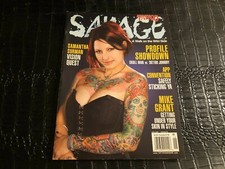 65 SAVAGE TATTOO vintage tattoo magazine