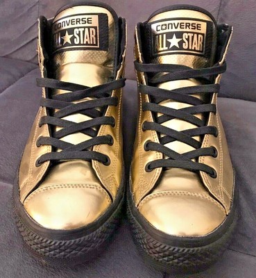 converse black gold