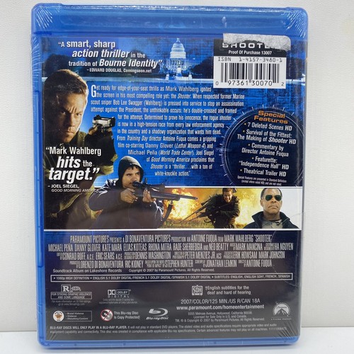 Shooter (Blu-ray Disc, 2007) Brand New Sealed - Picture 2 of 4