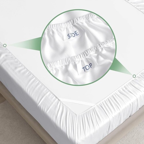 Cooling Bamboo Rayon King Sheet Set 4 Piece Silky Soft Deep Pocket Bedding New - Picture 4 of 7