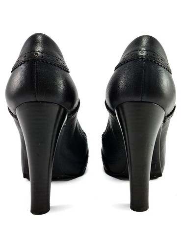 Dolce & Gabbana Womens Brown Leather High Heels Pumps Size UK 2 EU 35 - Picture 5 of 8