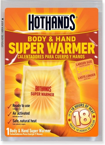 Hothands Super Calentadores 40 Unidades Mano y Cuerpo 18 Horas Calor Máximo - Imagen 3 de 6